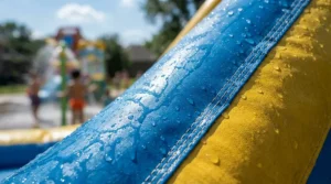 A durable large pool with slide for older kids designed for multi-year durability season after season.